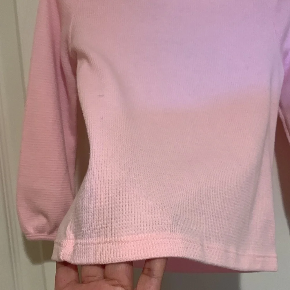 Used pink girl’s Koala kids long sleeve top blouse with small stain - Picture 4 of 16